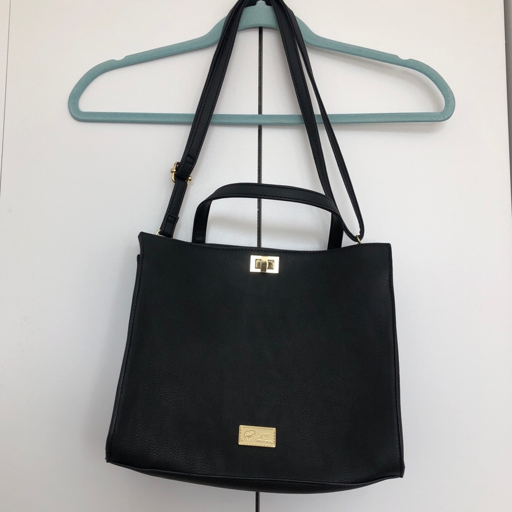 NWOT Betsey Johnson Black Crossbody Bag